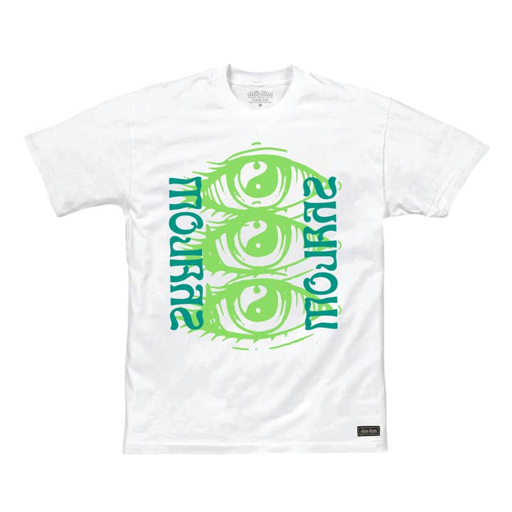 T-SHIRT DON'T CRY BLANC pour la vente par Shalom Clothing