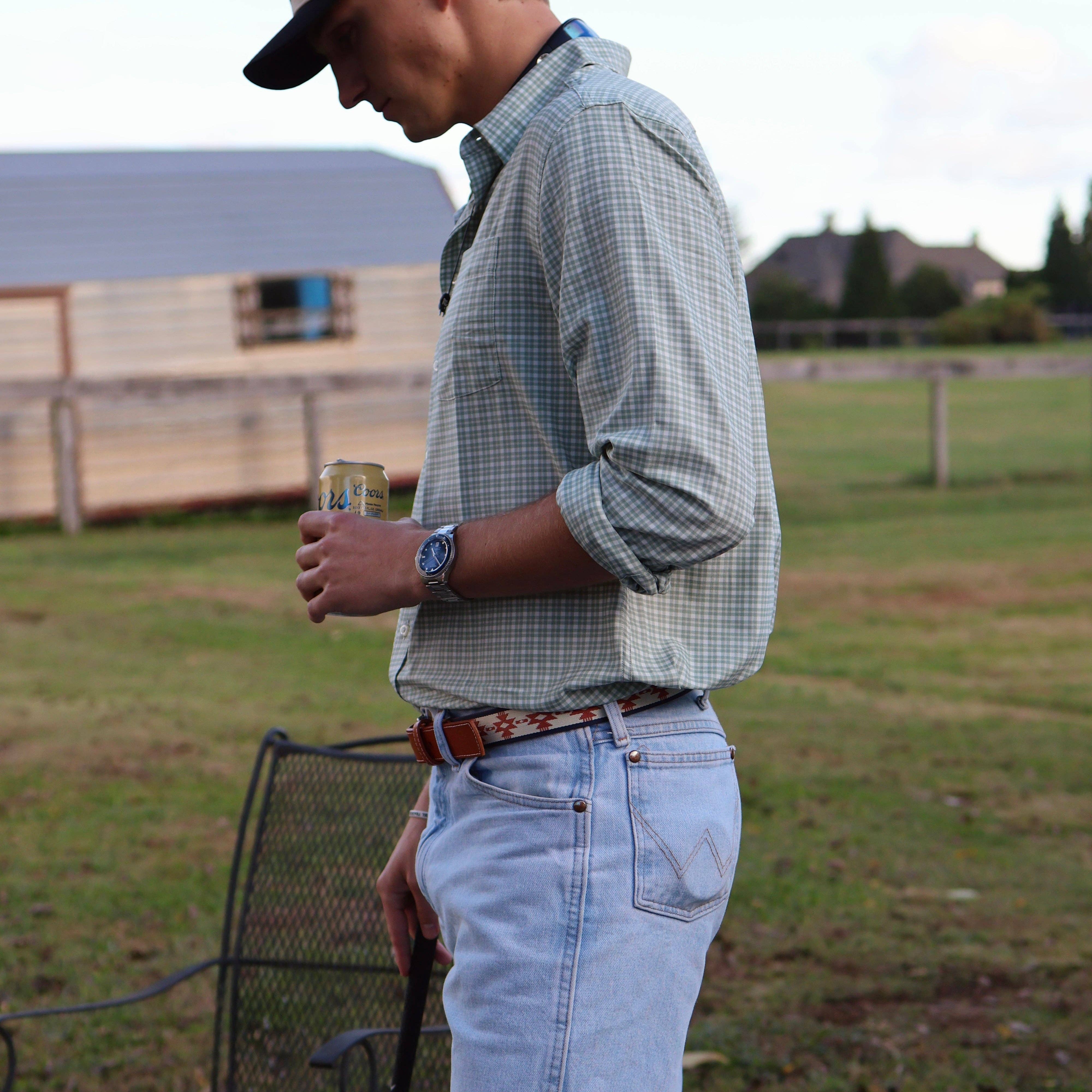 Cowboy Country Club - Wholesale Button Down Shirt - Men's - Performance Button Down12