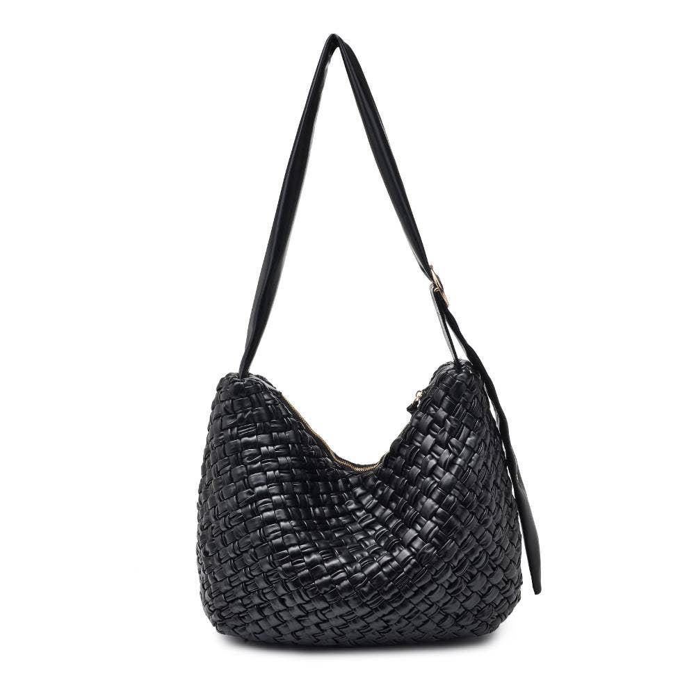 Moda Luxe – bolsa tiracolo - Mulher por atacado – Bolsa Transversal Clássica Trançada7