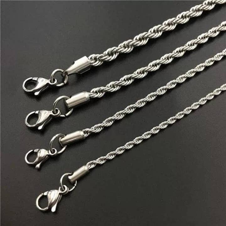 ElevateWell - Wholesale Link & Chain Necklace - Gold Rope Chain5