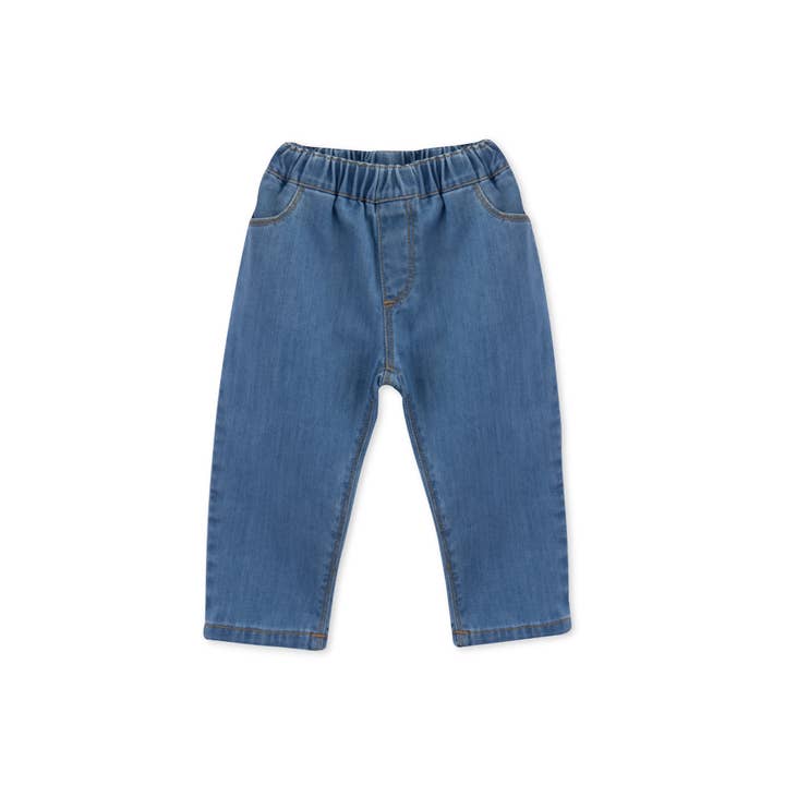 Ollie baby denim trousers for wholesale by KNOT