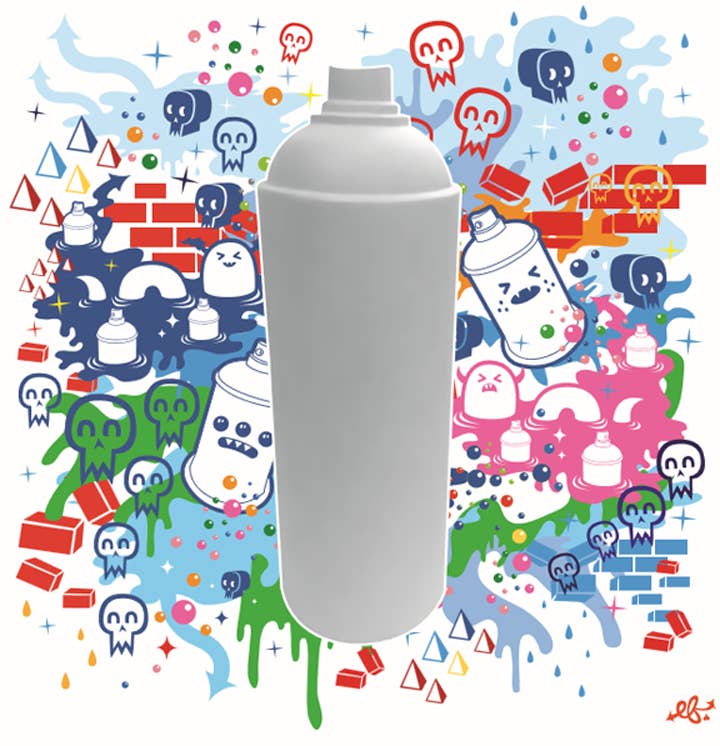 Discordia Merchandising - Wholesale DIY Craft Kit - DIY Spray Can Vinyl Toy