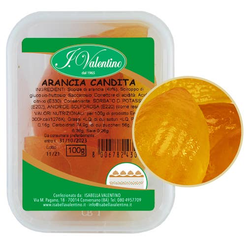 Kandierte Orange in Vierteln für den Großhandel von Isabella Valentino