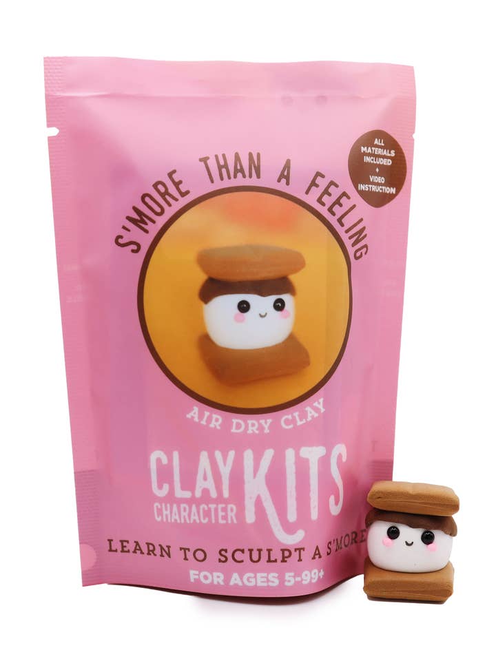 S'more Than A Feeling Air Dry Clay Kit |  Arts & Craft Kit for wholesale by The Make Station | DIY Clay Kits