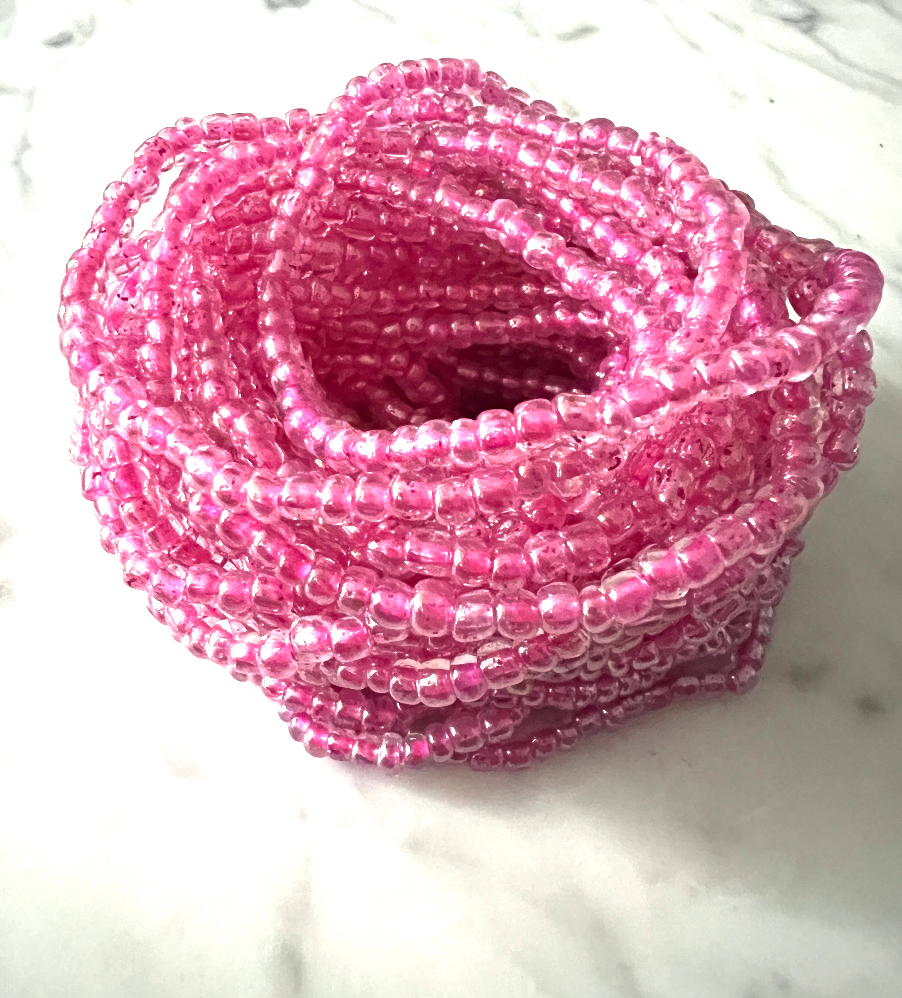 Erik & Mike - Wholesale Beaded Bracelet - Beaded bracelets 50 pcs  Pink  $.60  each  1