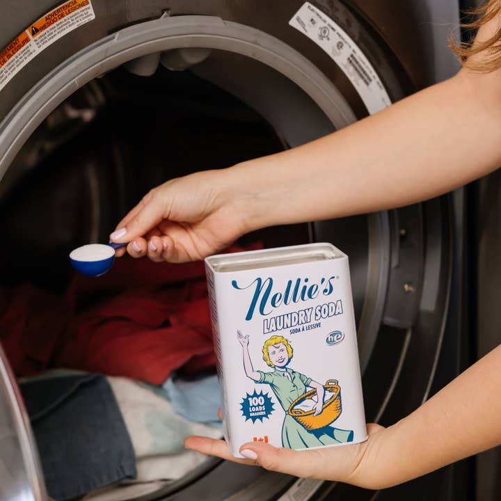 Nellie's Clean - Wholesale Laundry Detergent Powder/Pods - Laundry Soda (Soap/powder: BULK 5 gallon bucket 1100 Scoops)