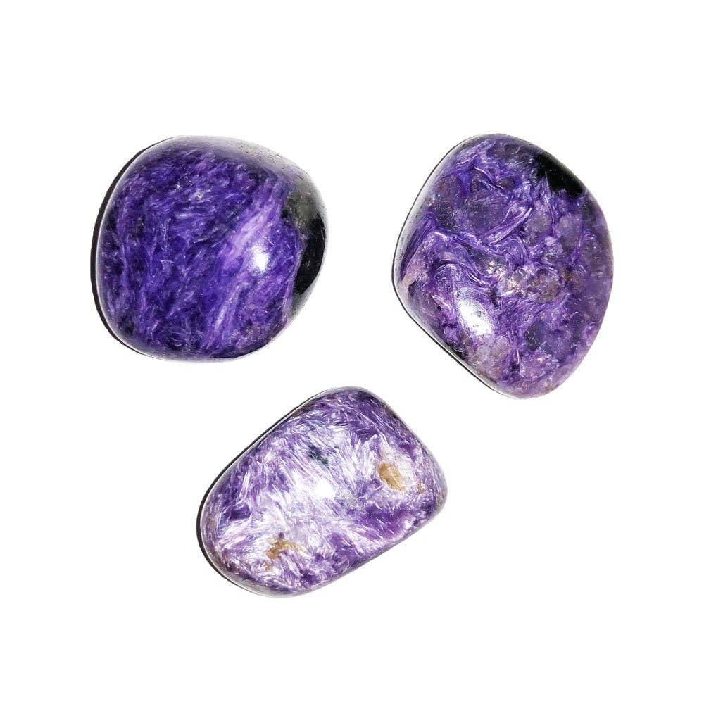 France Mineraux – wholesale Andlig sten/kristall – Charoit tumlade sten