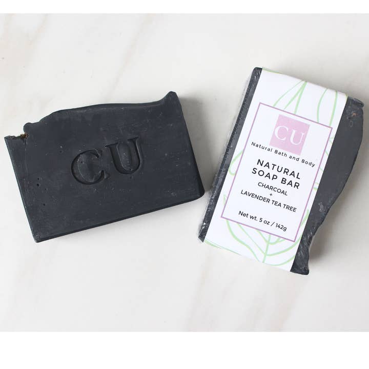 Cherish U - Wholesale Bar Soap - Charcoal & Lavender Tea Tree Soap2