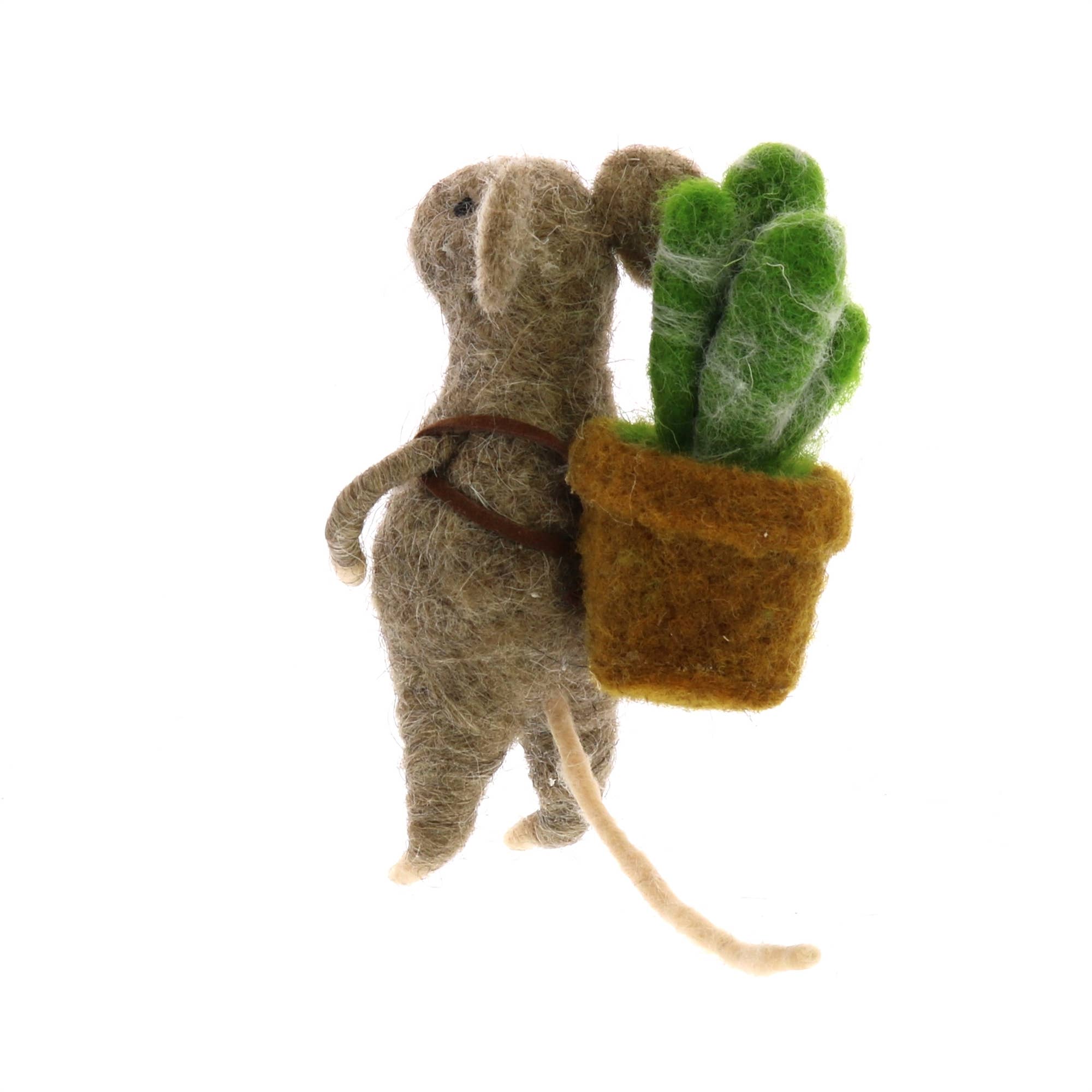 HomArt - Wholesale Decorative Figurine - Mice with Succulents, Set of 34