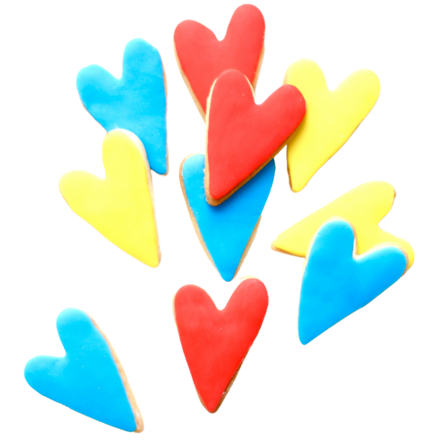 Sweet Sanctions LLC - Wholesale Cookie - Mini Oblong Heart Cookies3