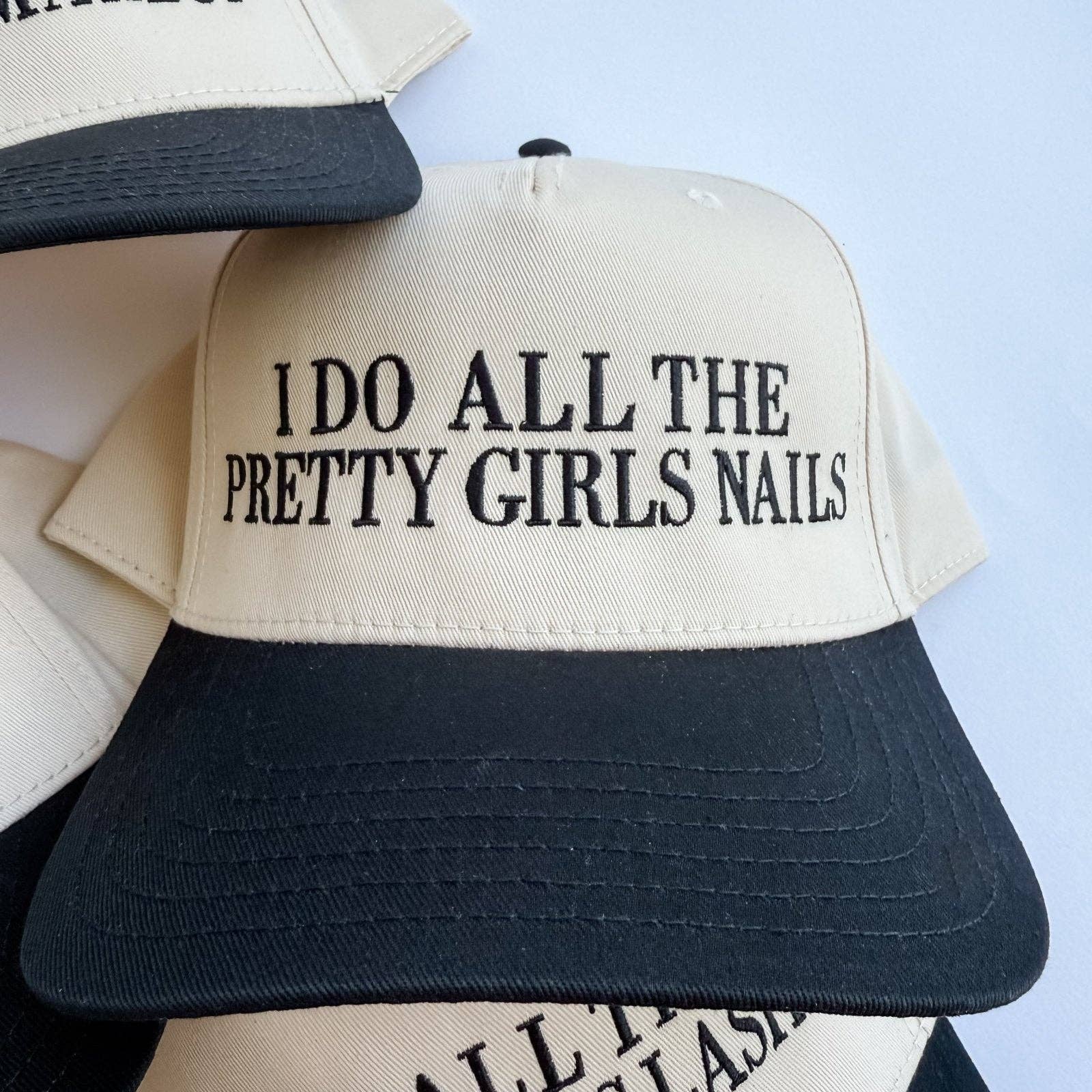 Coco & Rho - Wholesale Trucker Hat - Women's - I do all the pretty girls nails - Trucker Hat0