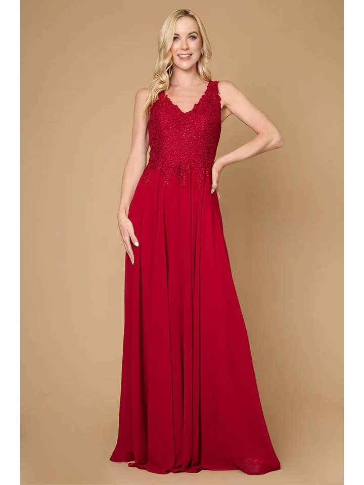 Kos Couture - Wholesale Gown - Women's - Long Formal Party Dress Plus Size Evening Gown9