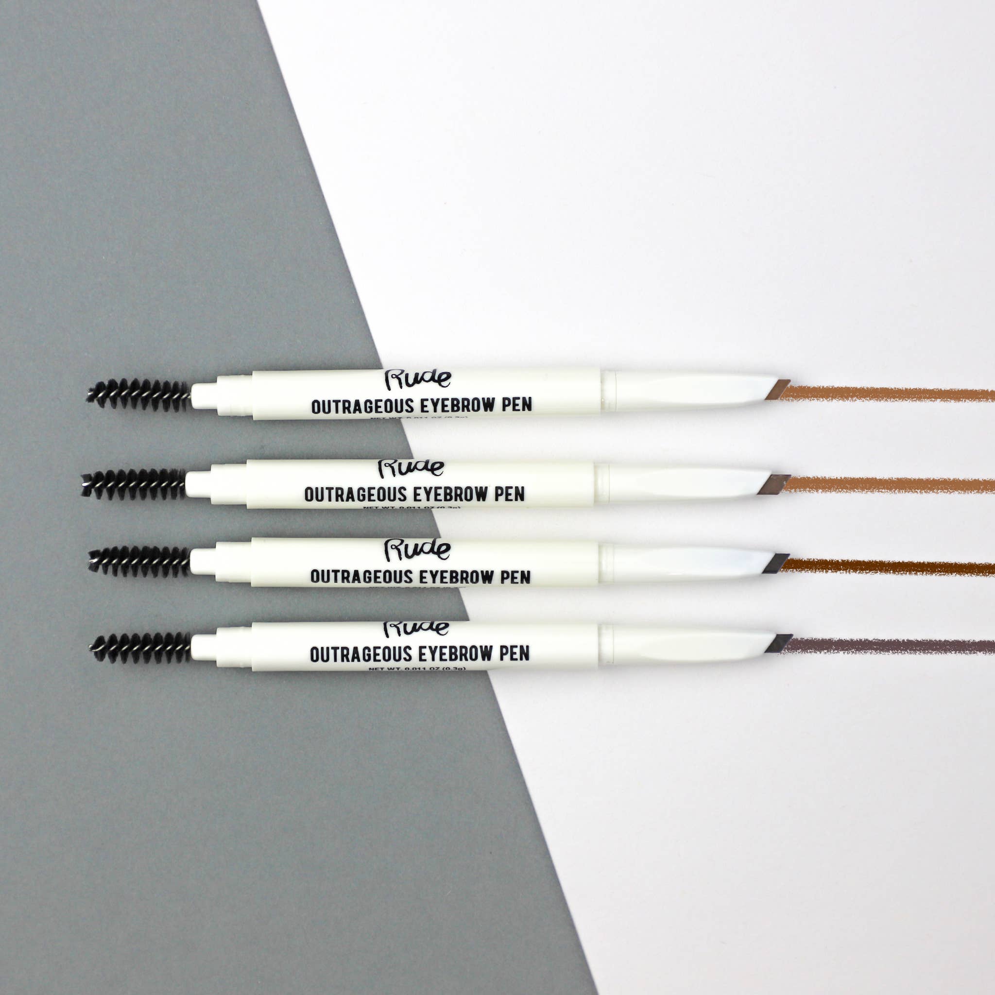 Rude Cosmetics – Engroshandel Øjenbrynsblyant – Outrageous øjenbrynspen4