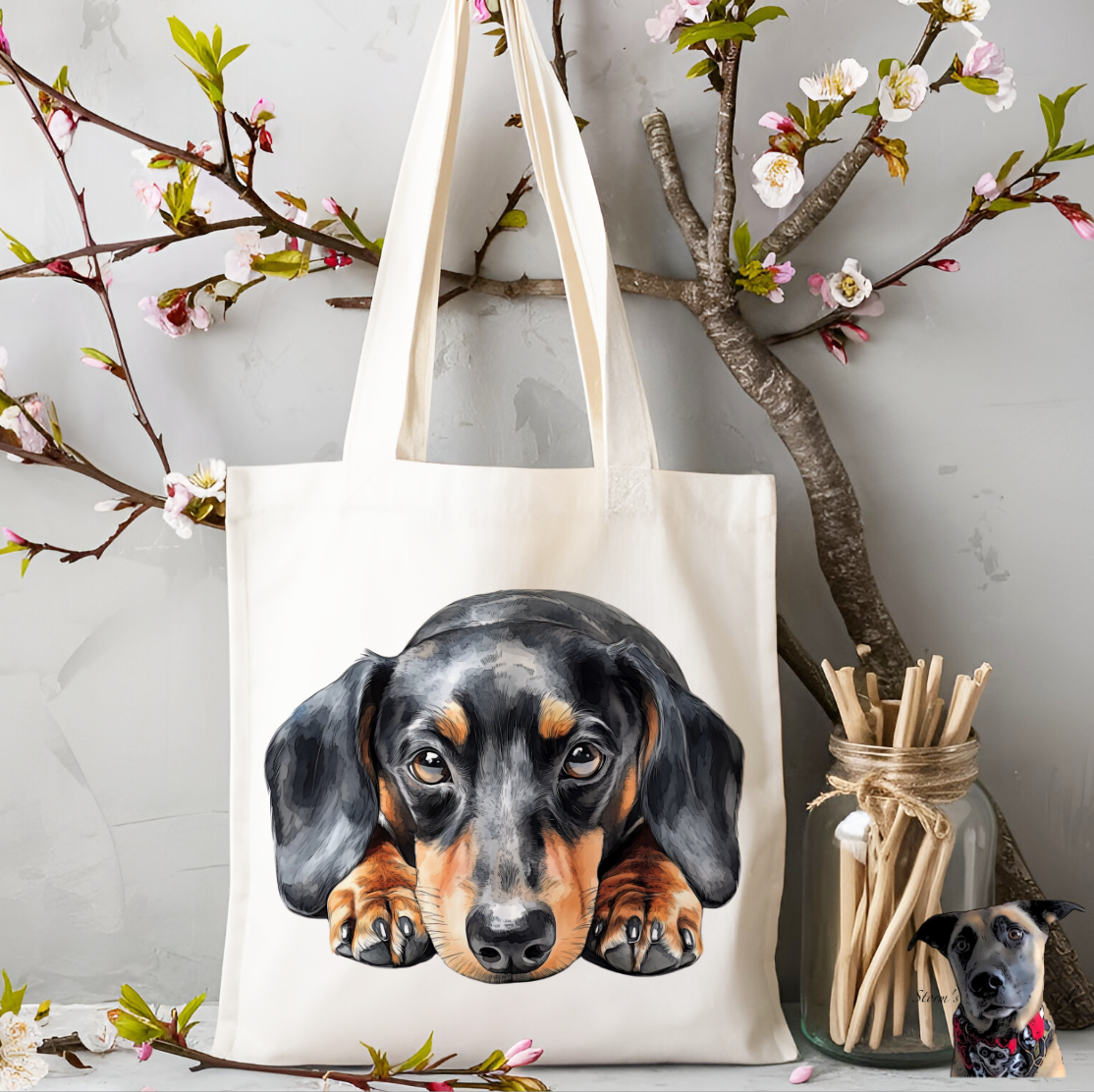 Storms Style – wholesale Tote bag – Unisex – Dog Tote Bag - 308 Designs 11