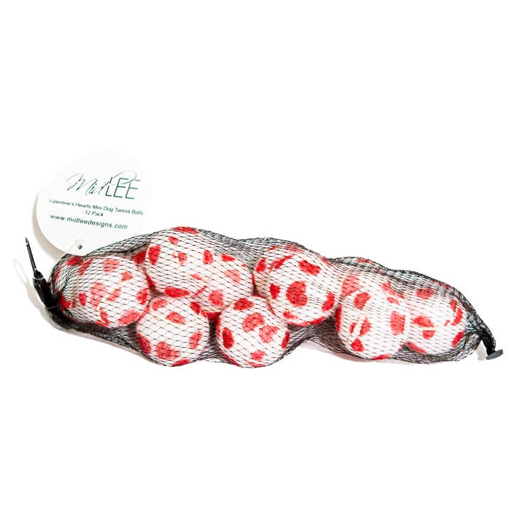 Pelotas de tenis para perros con corazones de Midlee para venta al por mayor de Midlee Designs