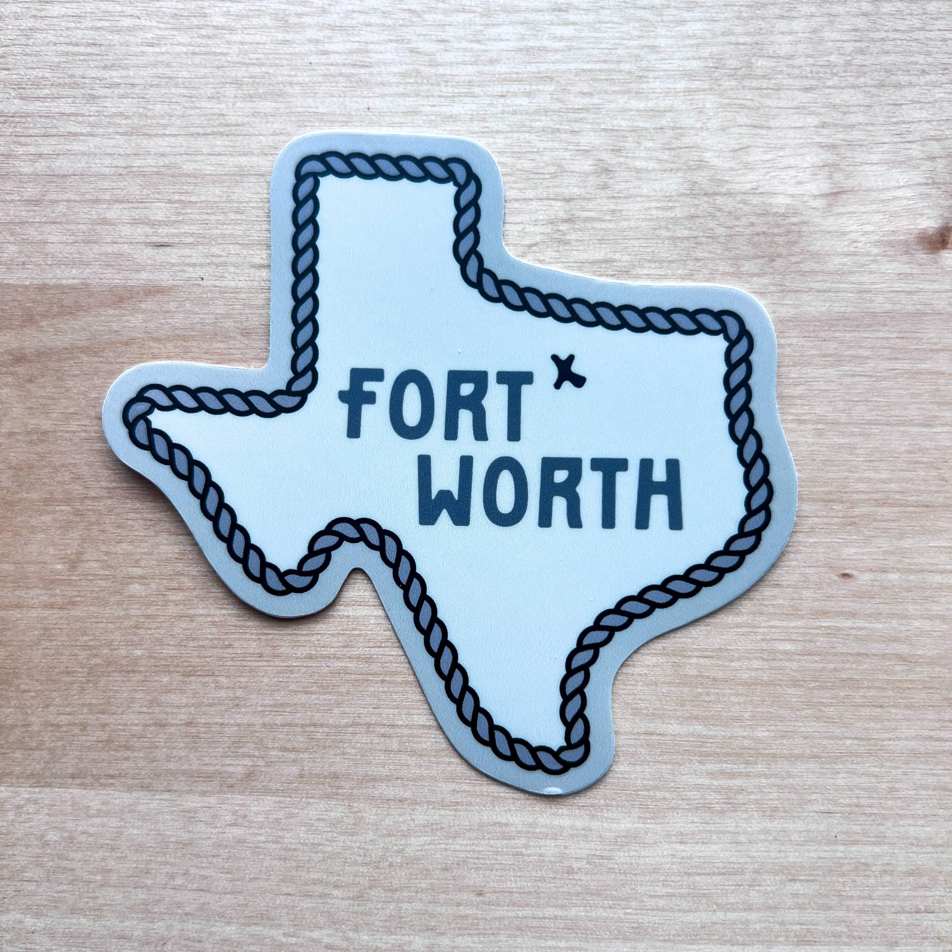 The Sticker Box | Texas Inspired Stickers & Magnets – Großhandel Aufkleber – Fort Worth Texas-Aufkleber, Cowboy-Souvenir, Western-Texas-Liebhaber3