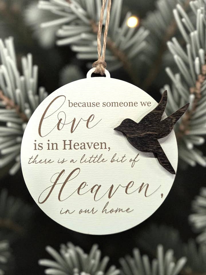 MEMORIAL HEAVEN BIRD ORNAMENT STYLE 2 for wholesale by Richer Design Co.