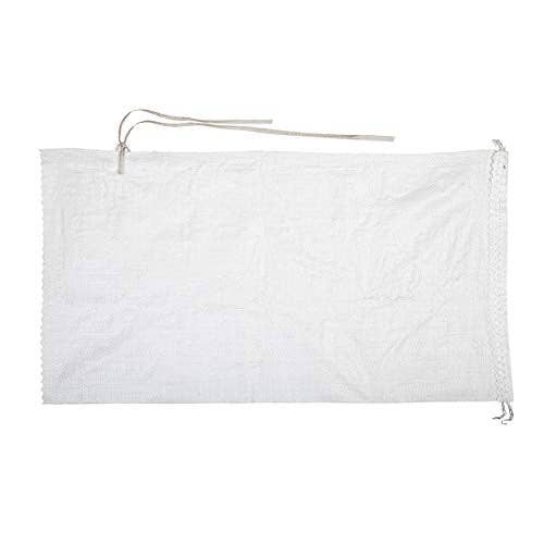 Tapix - Wholesale Storage bag - Empty White Sandbags with Ties (Bundle of 10) 14" x 26"7