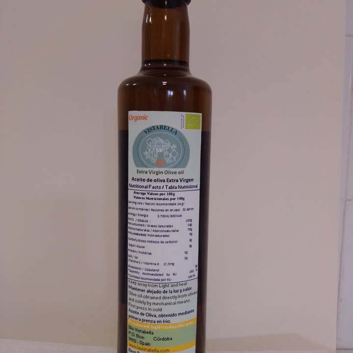 Bio Vistabella - Wholesale Olive Oil - Organic Extra Virgin Olive Oil 250 ml1