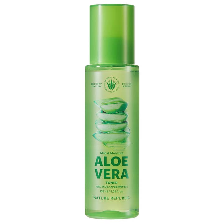 Mild & Moisture Aloe Vera Toner - 12 Pack for wholesale by Nature Republic K-beauty