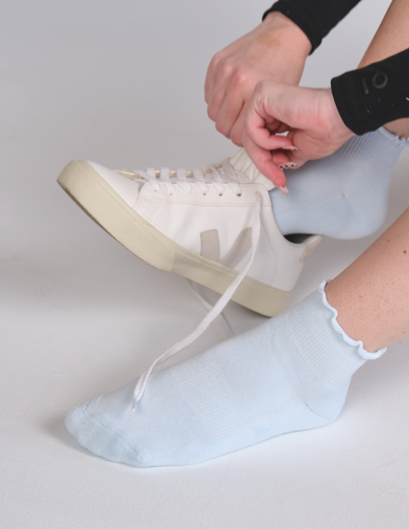 LUCKY HONEY - Wholesale Socks - Women's - Everyday Ruffle Cropped Crew Sock11