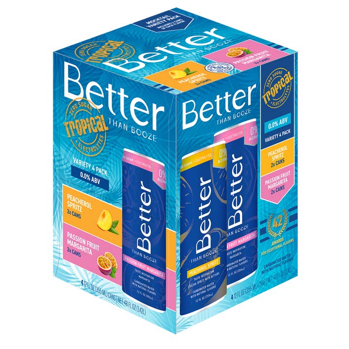 Tropical Non Alcoholic Variety, 4 Pack for wholesale by Better Than Booze