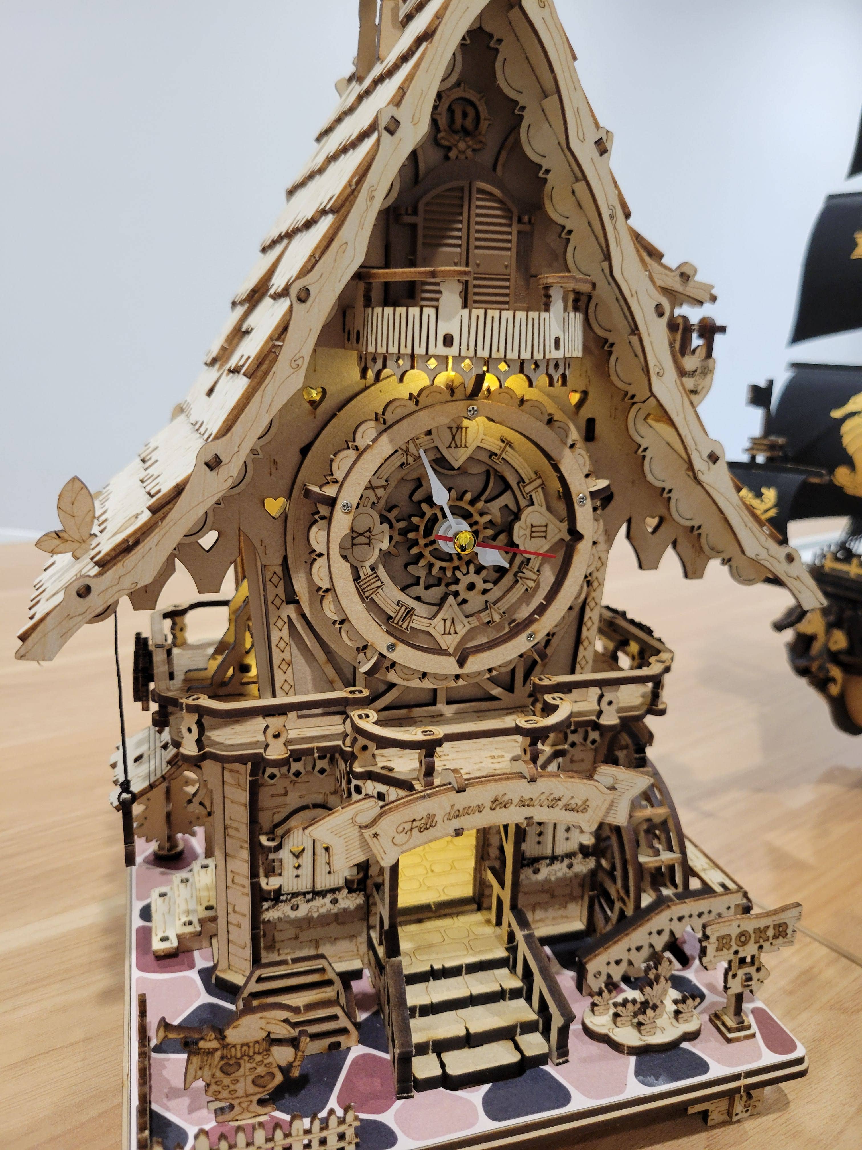 Robotime - Wholesale DIY Craft Kit - LC901 Cuckoo Clock - Natural Wood1