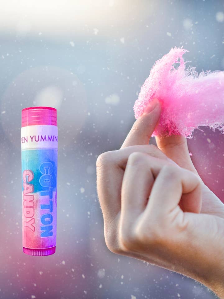 ORGANIC COTTON CANDY SCENTED LIP BALM for wholesale by KANDY AROMA