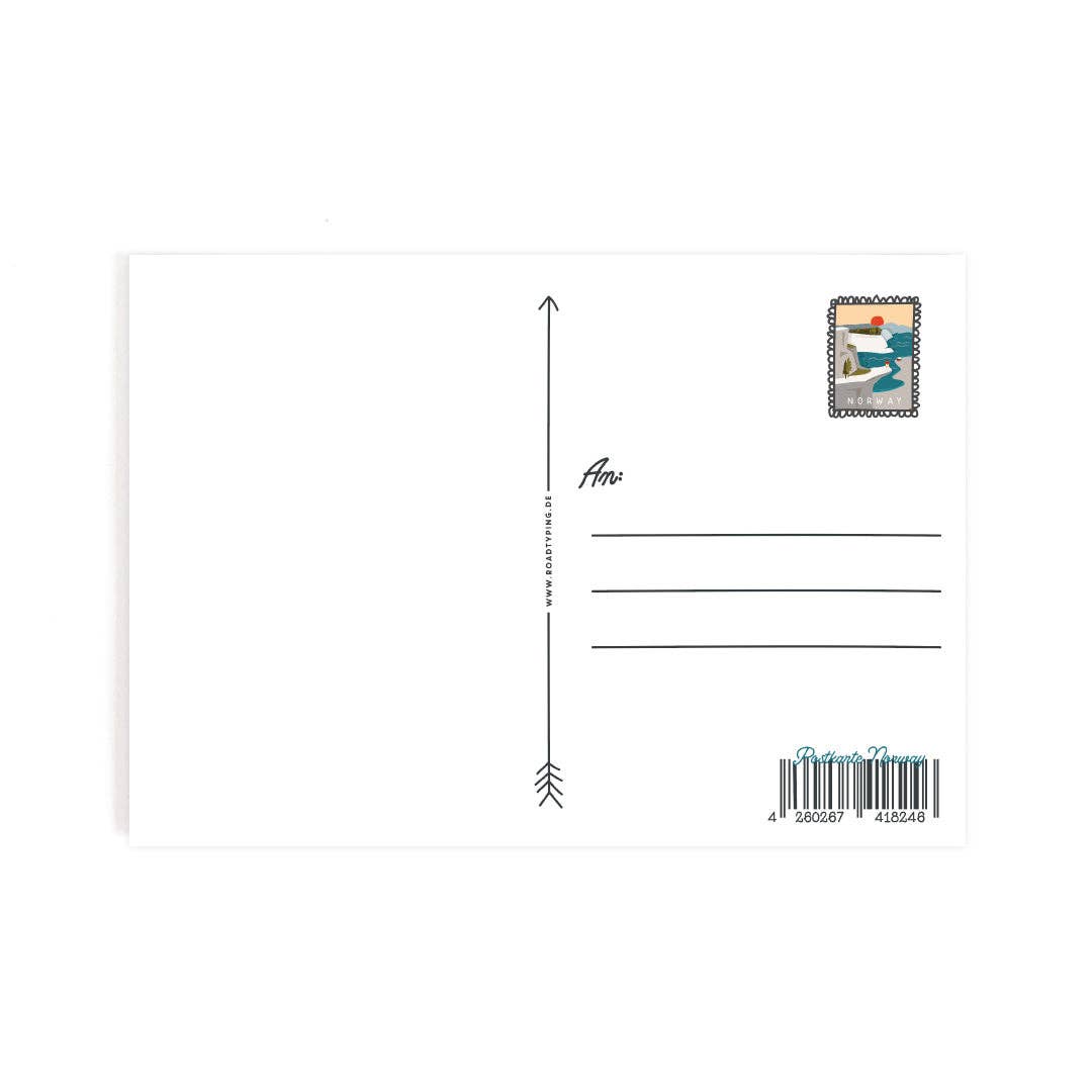 Roadtyping - Wholesale Postcard - Postcard Norway1