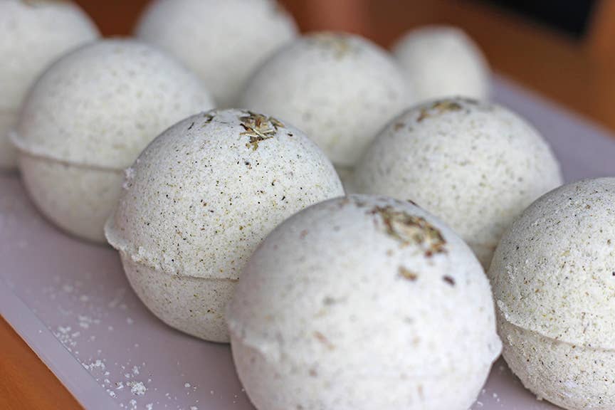 Red Cat Apothecary - Wholesale Bath Bomb/Fizz - Clearing Ritual Bath Bomb | Milk + Herbs Natural Luxury6