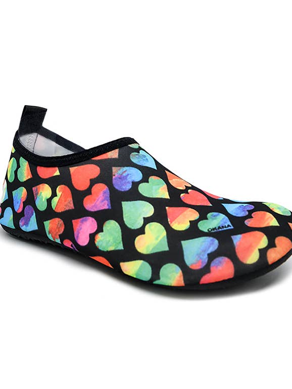 UNISEX PARTY HEARTS WATER SHOES for wholesale by Okana