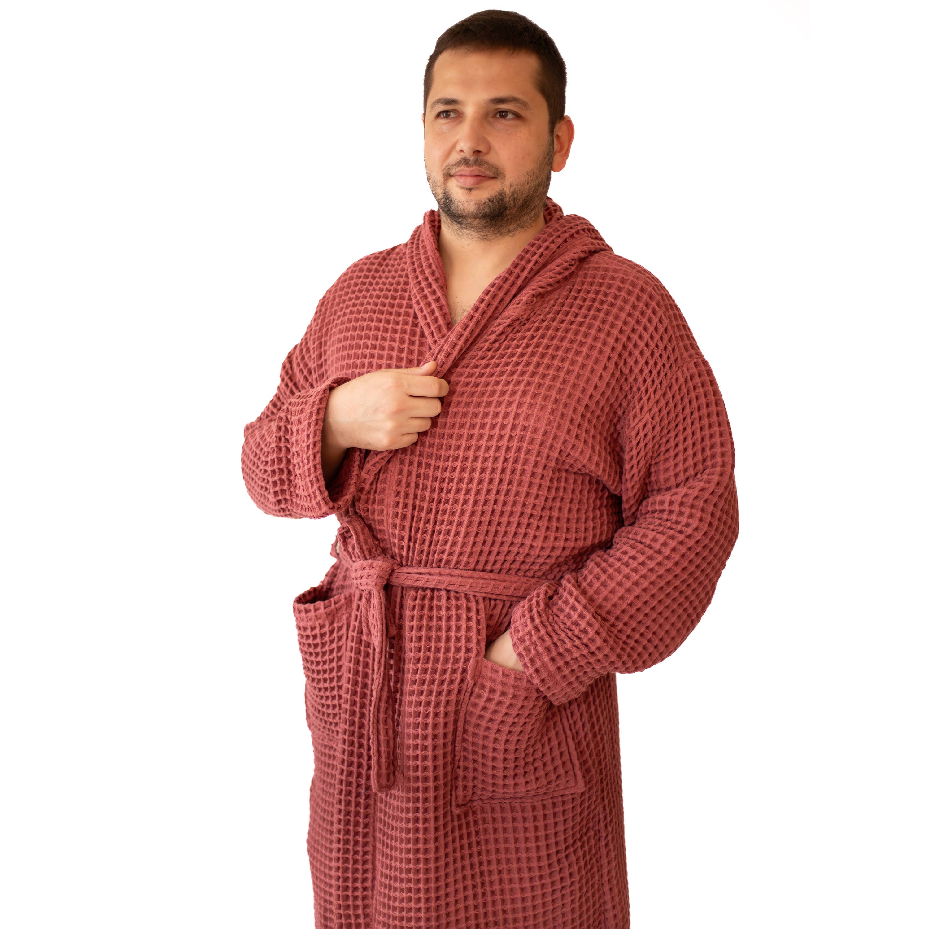 Vivamaison – Engroshandel Morgenkåbe - Unisex – Premium Vaflet Bomuld Badekåbe, Unisex Spa Komfort175