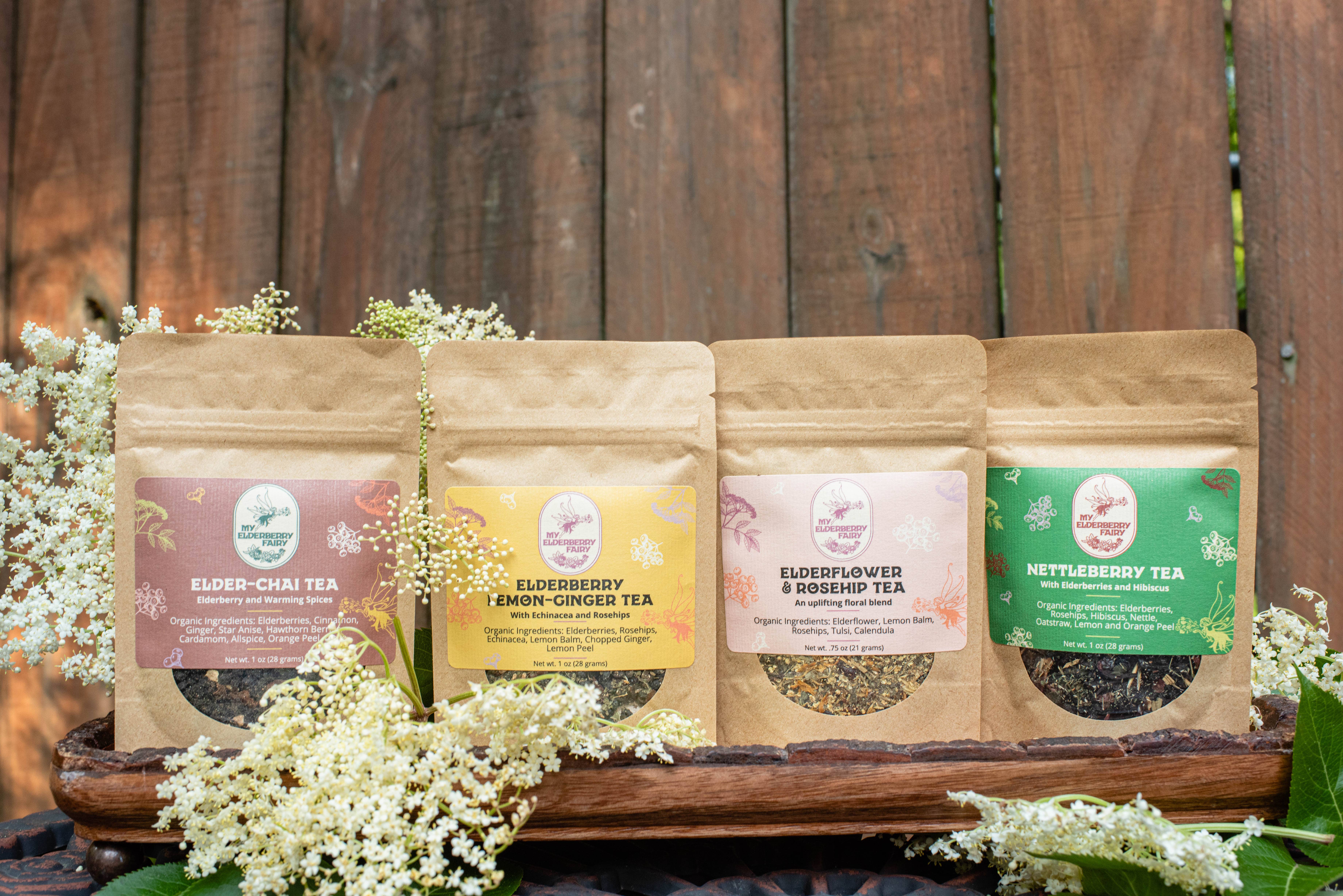 My Elderberry Fairy - Wholesale Loose Tea - Elder-Chai Tea (1 oz)3