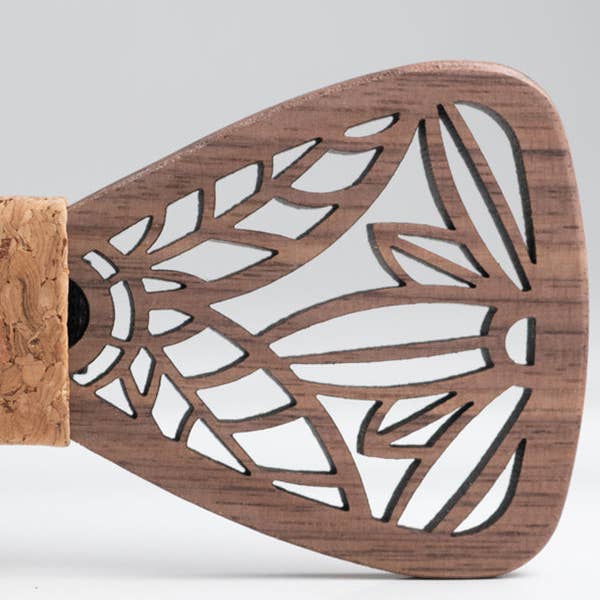 Wood&Chic - Wholesale Bow Tie - Men's - Men's Wooden Bow Tie - Hemlock5