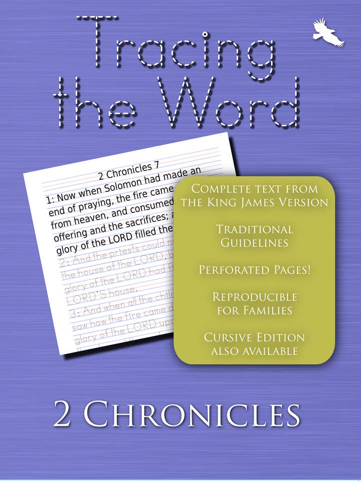 Tracing the Word: 2 Chronicles (Manuscript) for wholesale by The 4031 Family