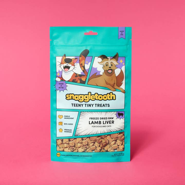 Snaggletooth Pets - Wholesale Pet Treats - Dog - Lamb Liver - Freeze Dried Raw Teeny Tiny Treats1