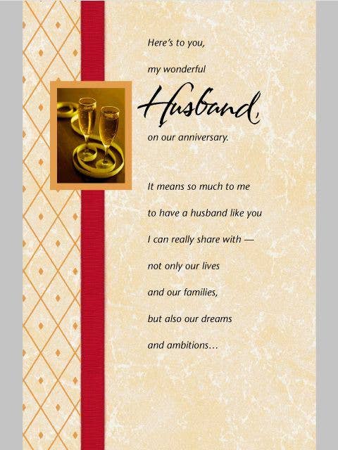 Anniversary Husband | AGVL | MD | $7291301 for wholesale by DICKENS INC.