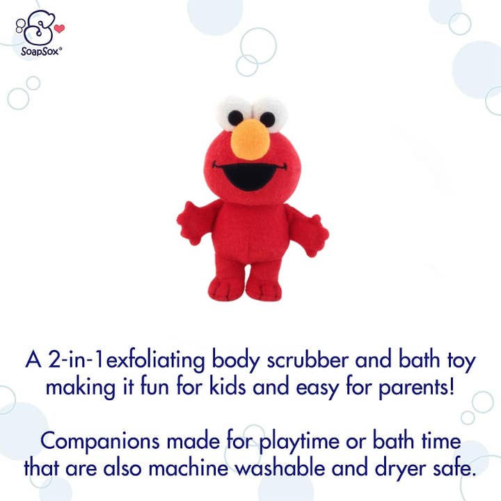 SoapSox - Vente Jouet pour le bain – bébé - Jouet de bain SoapSox Sesame St Elmo4