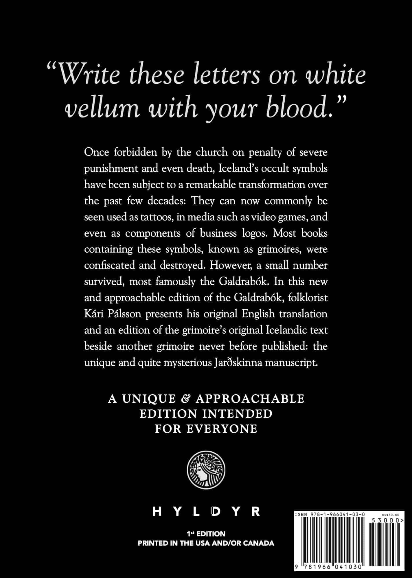 Hyldyr - Wholesale Religion Book - The Galdrabók: Forbidden Icelandic Folk Magic12