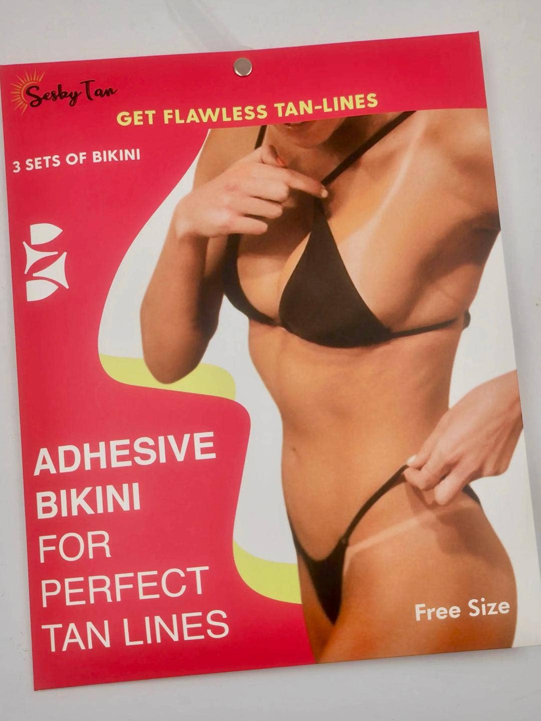 Seskytan - Wholesale Fashion/Breast Tape - Women's - Fabric Adhesive Bikini for Perfect Tan Lines - 3 Bikini Sets2