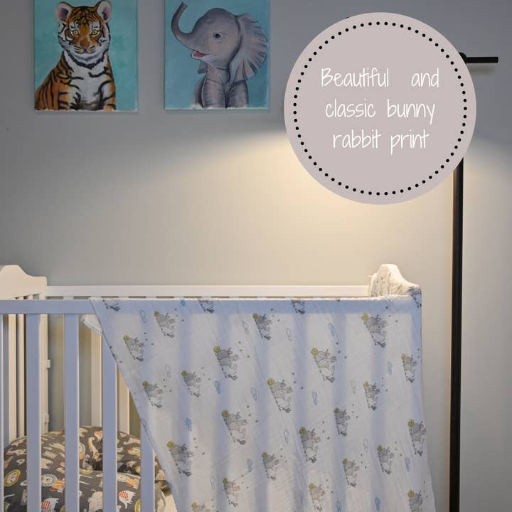 LollyBanks - Wholesale Swaddle - Baby - SomeBunny Loves You Baby Easter Swaddle Blanket