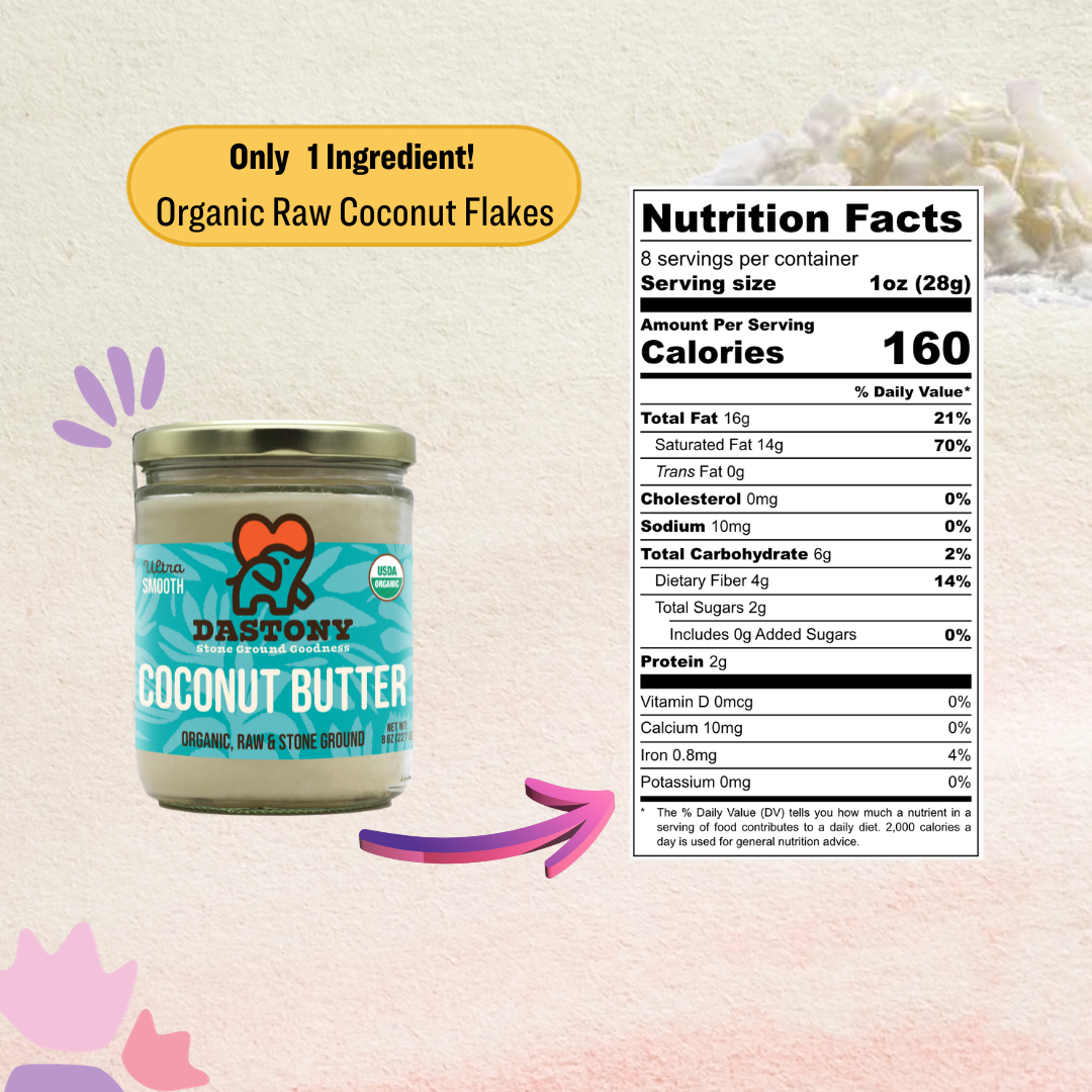 Windy City Organics – Großhandel Nussbutter – Bio-Roh-Kokosnussbutter - 16 oz4