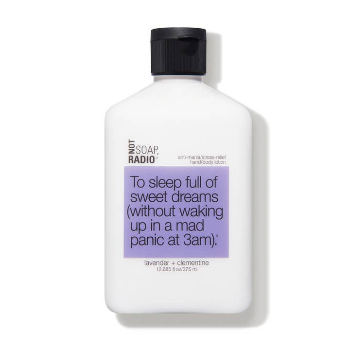 To sleep full of sweet dream hand/body lotion for wholesale by Not Soap, Radio