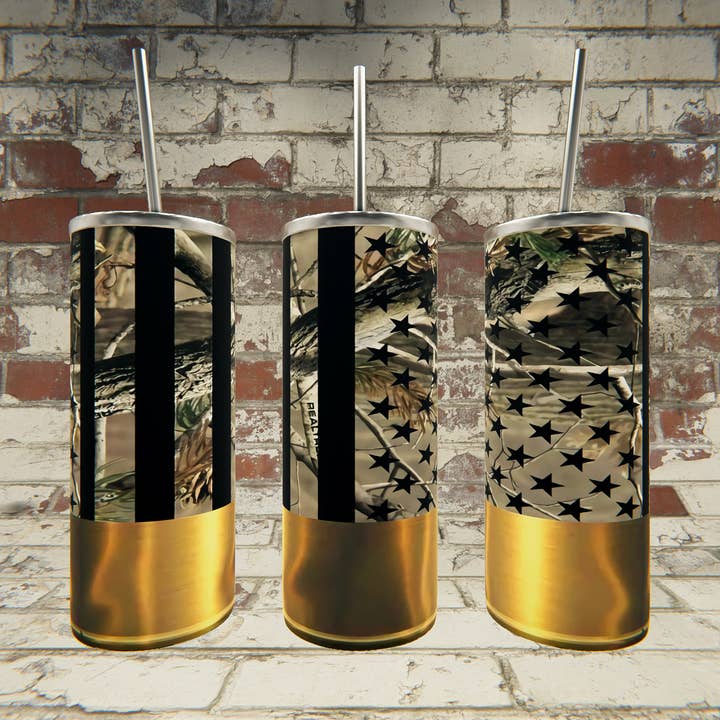 Shotgun Shell Flag for wholesale by Triple D's Tumblers n More