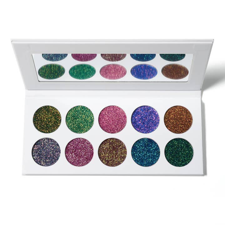Paleta de Sombras Glitter Multicromático Unicórnio por atacado de Ashunta Sheriff Beauty