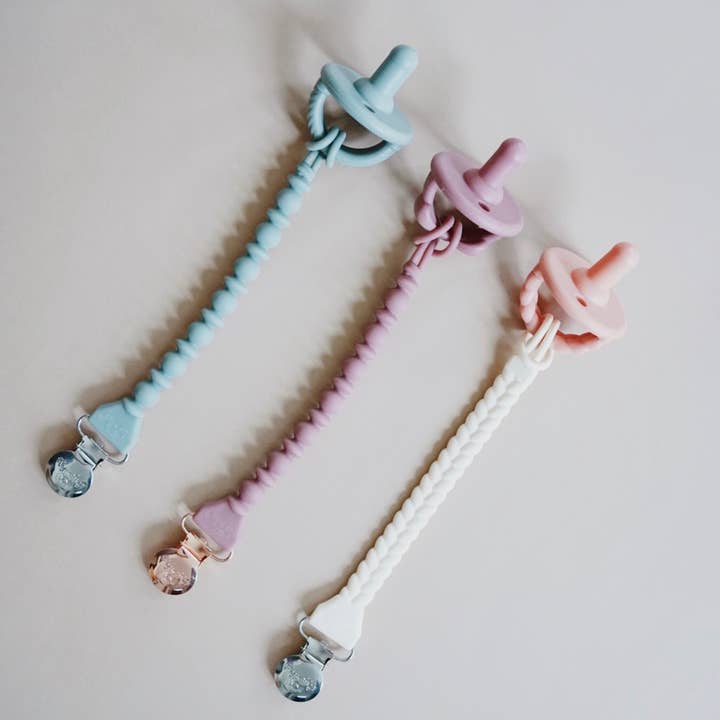 Itzy Ritzy - Wholesale Pacifier Clip - Baby - Sweetie Strapâ„¢ Silicone One-Piece Pacifier Clips