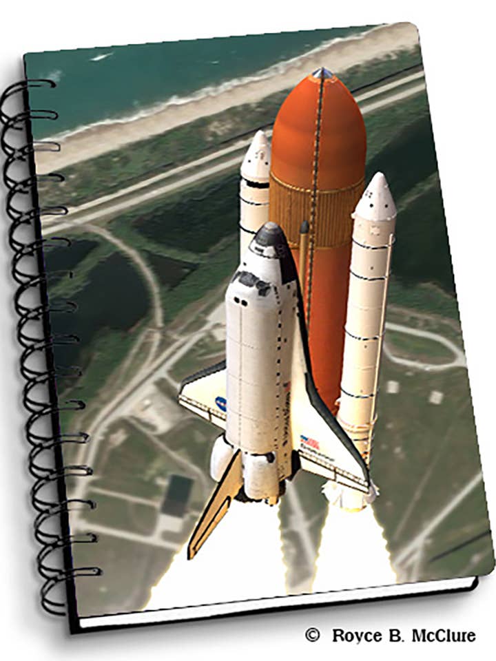 3D Royce Notebook 4" x 6" - Blast Off / Orbit (Image Flips) for wholesale by Artgame Ltd.