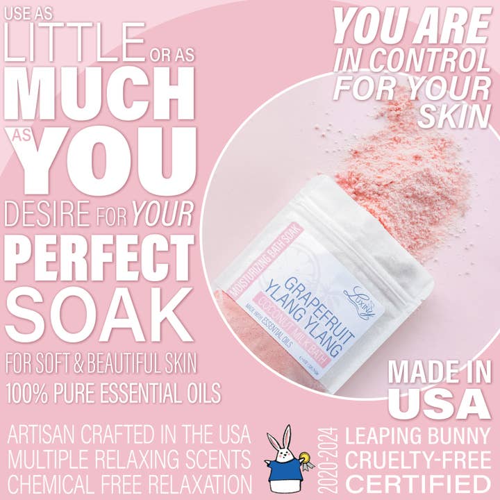 Luxiny Products - Luxurious Bath and Body - Wholesale Bath Soak/Milk - Bath Soak |Coconut Milk| Grapefruit Ylang Ylang | Bath Fizz2