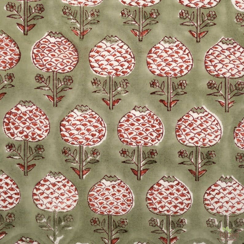 Fabricrush - Wholesale Dinner & Cloth Napkin - Olive Green White Scalloped Cotton Napkins2