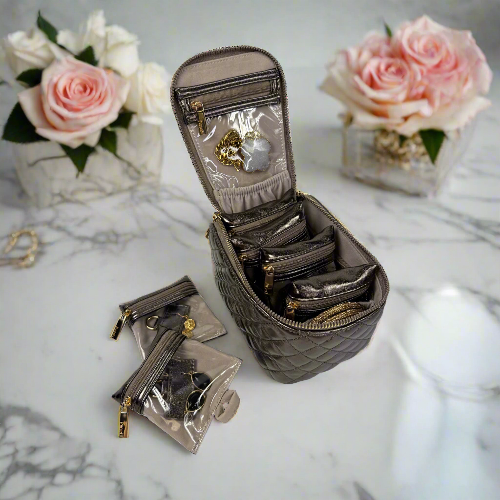 PurseN (new) – wholesale Jewellery box/organiser – Train Jewelry Case - Bronze11